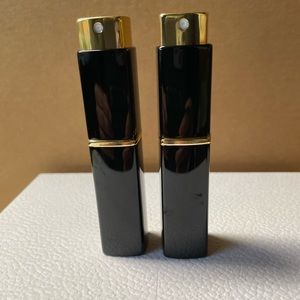 Retractable, refillable, travel, fragrance sprays  (empty)